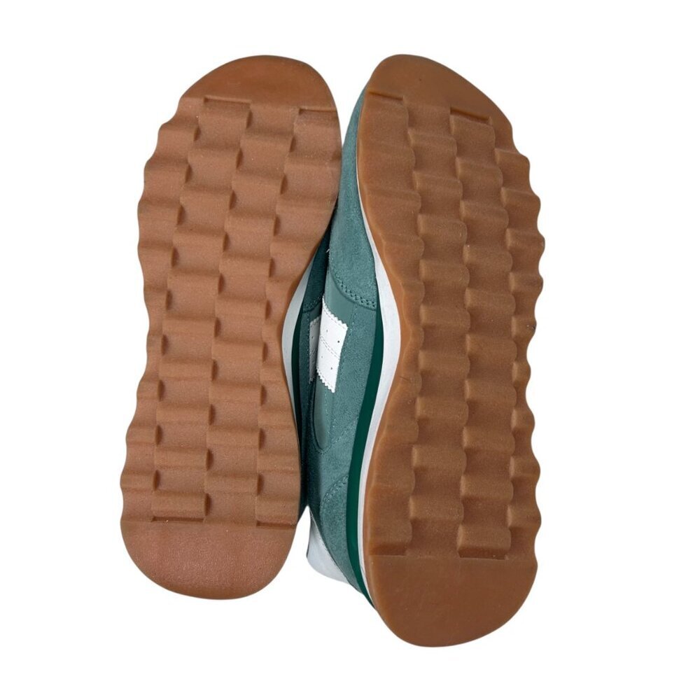 Steve Madden Percie 8.5 Sneaker Athleisure Walking Preppy Green - Picture 6 of 7